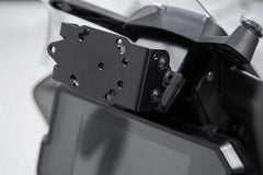 SW-MOTECH GPS mount for cockpit Black. KTM 790 Adventure / R (19-). | GPS.04.521.10000/B