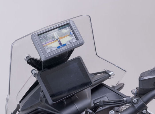 SW Motech GPS mount for cockpit. Black. KTM 890 Adv (22-). | GPS.04.918.10000/B