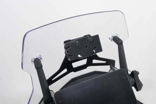 SW Motech GPS mount for cockpit. Black. CFMoto 800MT (21-). | GPS.10.032.10000/B