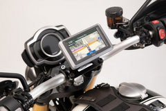 SW-MOTECH GPS mount for handlebar Black. Honda / Suzuki / Triumph models. | GPS.11.646.10202/B