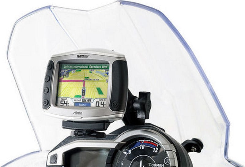 SW-MOTECH GPS mount for cockpit Black. Triumph Tiger 800/800 XC, XR (10-17). | GPS.11.823.10001/B