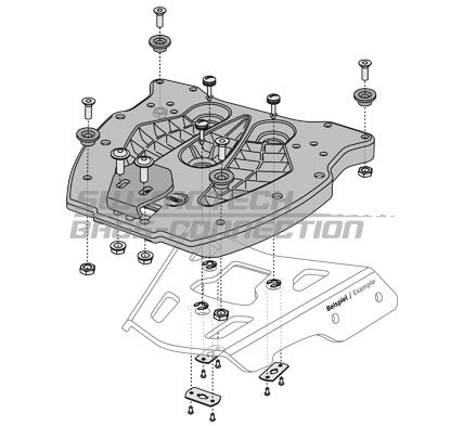 SW Motech Adapter plate for ALU-RACK | GPT.00.152.400