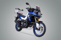 SW Motech TRAX ASV top case system. Silver. Suzuki V Strom 650 / 1000 / 1050. | GPT.05.440.70002/S
