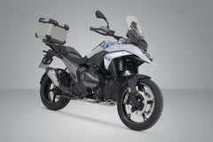 SW MOTECH TRAX ADV top case system. Silver. BMW R 1300 GS (23-). BMW top case holder. | GPT.07.975.70100/S