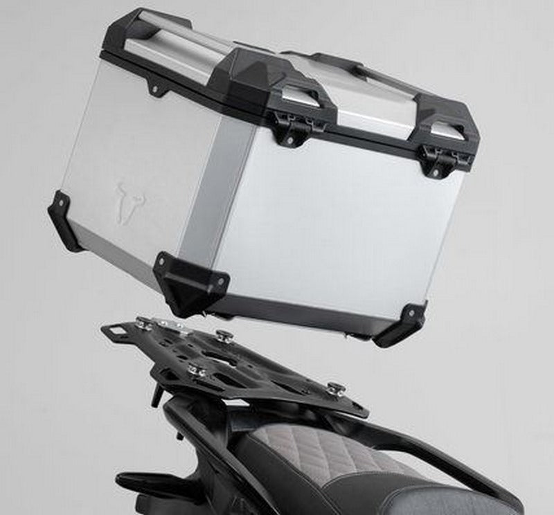SW-MOTECH TRAX ADV topcase system Silver. Moto Guzzi V85 TT (19-). | GPT.17.925.70000/S