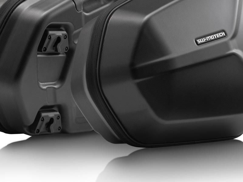 SW-Motech AERO ABS side case system. 2x25 l. BMW R1100GS / R1150GS / R1150GS Adventure. | KFT.07.093.60100/B