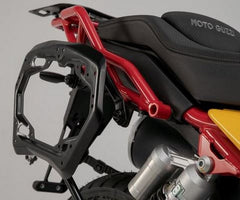 SW-MOTECH PRO side carriers Black. Moto Guzzi V85 TT (19-). | KFT.17.925.30000/B