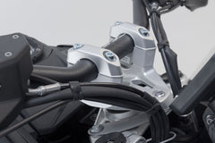 SW MOTECH Bar riser. H=30mm. Silver. BMW R 1300 GS (23-)/Adv (24-). | LEH.07.039.13000/S
