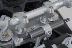 SW Motech Bar riser. Silver. Ducati DesertX (22-). | LEH.22.039.10100/S