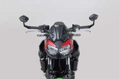 SW MOTECH Bar end mirrors. Kawasaki Z650 (16-), Z7 Hybrid (23-). | MIR.08.866.10000