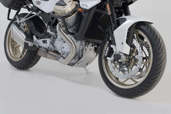 SW Motech Engine guard. Silver. Moto Guzzi V100 Mandello/S (22-). | MSS.17.038.10000/S