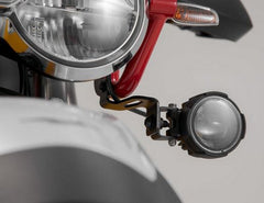 SW-MOTECH Light mounts Black. Moto Guzzi V85 TT (19-). | NSW.17.925.10000/B