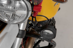 SW-MOTECH EVO fog light kit Black. Moto Guzzi V85 TT (19-). | NSW.17.925.51000/B