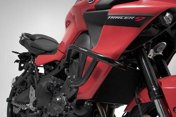 SW Motech Crash bar. Black. Yamaha Tracer 9 / GT (20-) / GT+ (22-). | SBL.06.921.10001/B