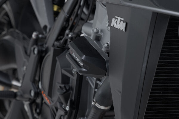 SW MOTECH Frame slider kit. Black. KTM 990 Duke (23-). | STP.04.590.10000/B