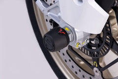 SW Motech Slider set for front axle. Black. Moto Guzzi V100 Mandello/S (22-). | STP.17.176.10100/B