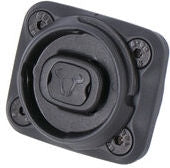 SW Motech T-Lock holder for socket arm. Incl. 1" ball. Black. | TL.00.940.10200