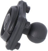 SW Motech T-Lock holder for socket arm. Incl. 1" ball. Black. | TL.00.940.10200