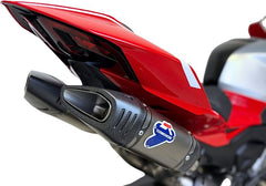 GRUPPO COMPLETO INOX PANIGALE V4 MY 25 + UP MAP EU5, COMPLETE SYSTEM, STAINLESS STEEL, TITANIUM