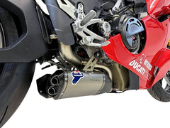 GRUPPO SLIP-ON INOX PANIGALE/STREETFIGHTER V4 MY 25 + UP MAP EU5, SLIP ON + Collectors, STAINLESS STEEL, TITANIUM