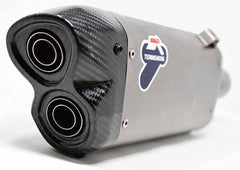 Termignoni SILENCER DOUBLE BUFFLES, STAINLESS STEEL, TITANIUM | HU1109440ITC