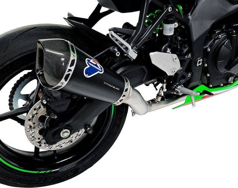 COMPLETE SYSTEM + SLIP ON SO0109440IBC, COMPLETE RACING SYSTEM, STAINLESS STEEL, BLACK STAINLESS STEEL
