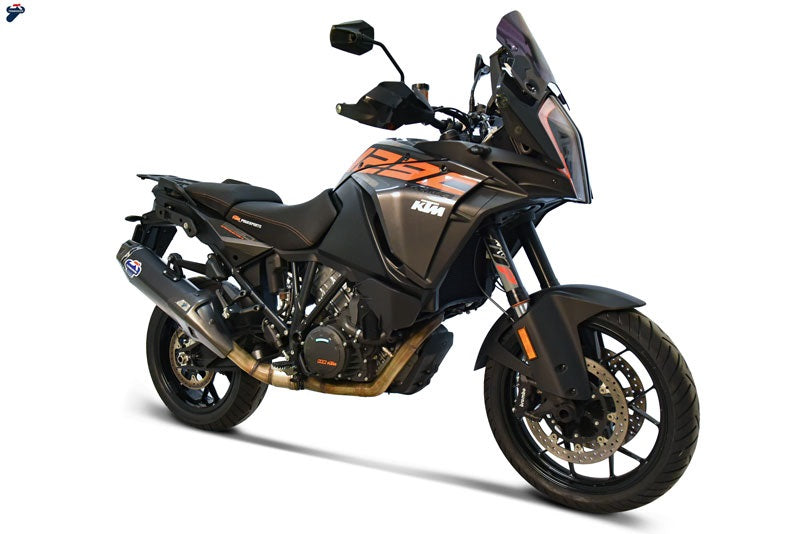 Termignoni Slip On-Homologated Exhaust Stainless Steel Titanium Black | KT1908040IBC