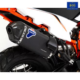Termignoni Black Titanium Exhaust Slip-On Approved KTM Adventure 890 2023-2024 | KT3208040INC