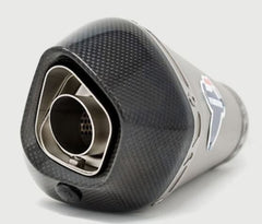 LINK PIPE + SILENCER CONICAL, LINK PIPE + SLIP ON , TITANIUM, CARBON