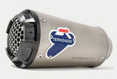 LINK PIPE + SILENCER CONICAL GP2R RHT, LINK PIPE + SLIP ON , TITANIUM , ALLUMINIUM