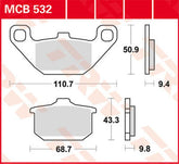 TRW BRAKE PAD TRW MCB532 | MCB532