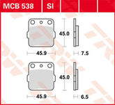 TRW BRAKE PAD TRW MCB538SI | MCB538SI