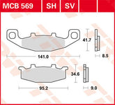 TRW BRAKE PAD TRW MCB569SV | MCB569SV