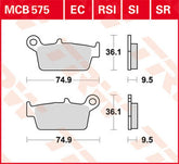 TRW BRAKE PAD TRW MCB575SI | MCB575SI