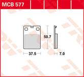 TRW BRAKE PAD ORGANIC STREET | MCB577