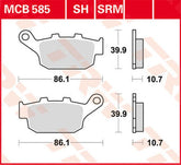 TRW BRAKE PAD TRW MCB585SH | MCB585SH