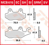TRW BRAKE PAD TRW MCB615 | MCB615