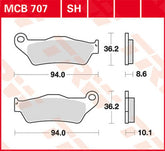 TRW BRAKE PAD TRW MCB707 | MCB707