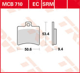 TRW BRAKE PAD TRW MCB710 | MCB710