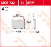 TRW BRAKE PAD TRW MCB732 | MCB732