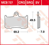 TRW BRAKE PAD TRW MCB737SV | MCB737SV