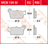 TRW BRAKE PAD TRW MCB739RSI | MCB739RSI