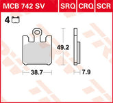 TRW BRAKE PAD TRW MCB742SV | MCB742SV