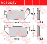 TRW BRAKE PAD TRW MCB753SV | MCB753SV