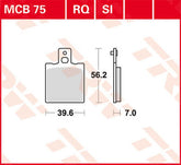 TRW BRAKE PAD TRW MCB75RQ | MCB75RQ