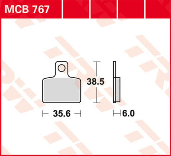 TRW BRAKE PAD TRW MCB767 | MCB767