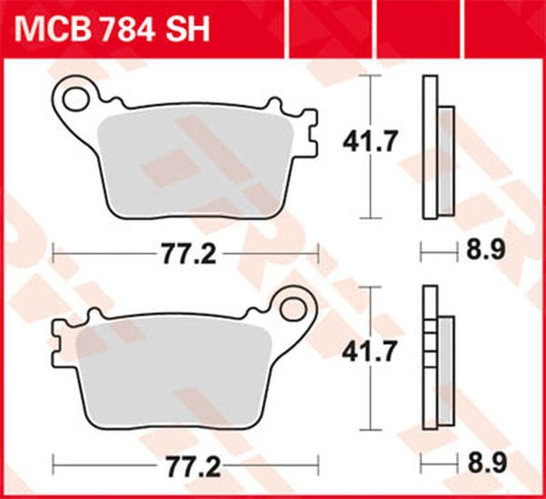 TRW BRAKE PAD TRW MCB784SH | MCB784SH