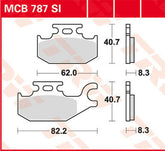 TRW BRAKE PAD TRW MCB787SI | MCB787SI