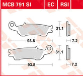 TRW BRAKE PAD TRW MCB791RSI | MCB791RSI