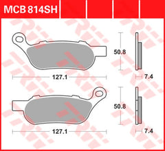 TRW BRAKE PAD TRW MCB814SH | MCB814SH